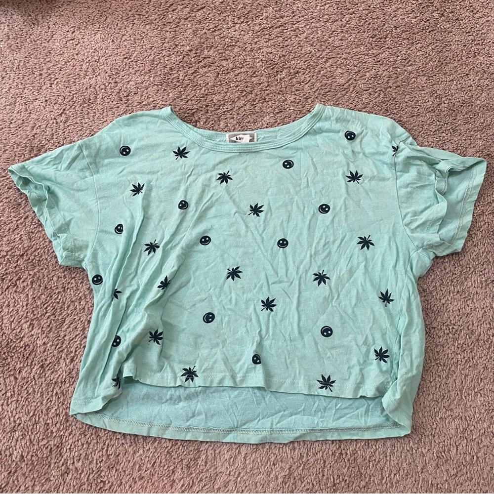 Kirra Mint Green Crop Top